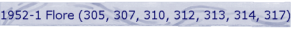 1952-1 Flore (305, 307, 310, 312, 313, 314, 317)